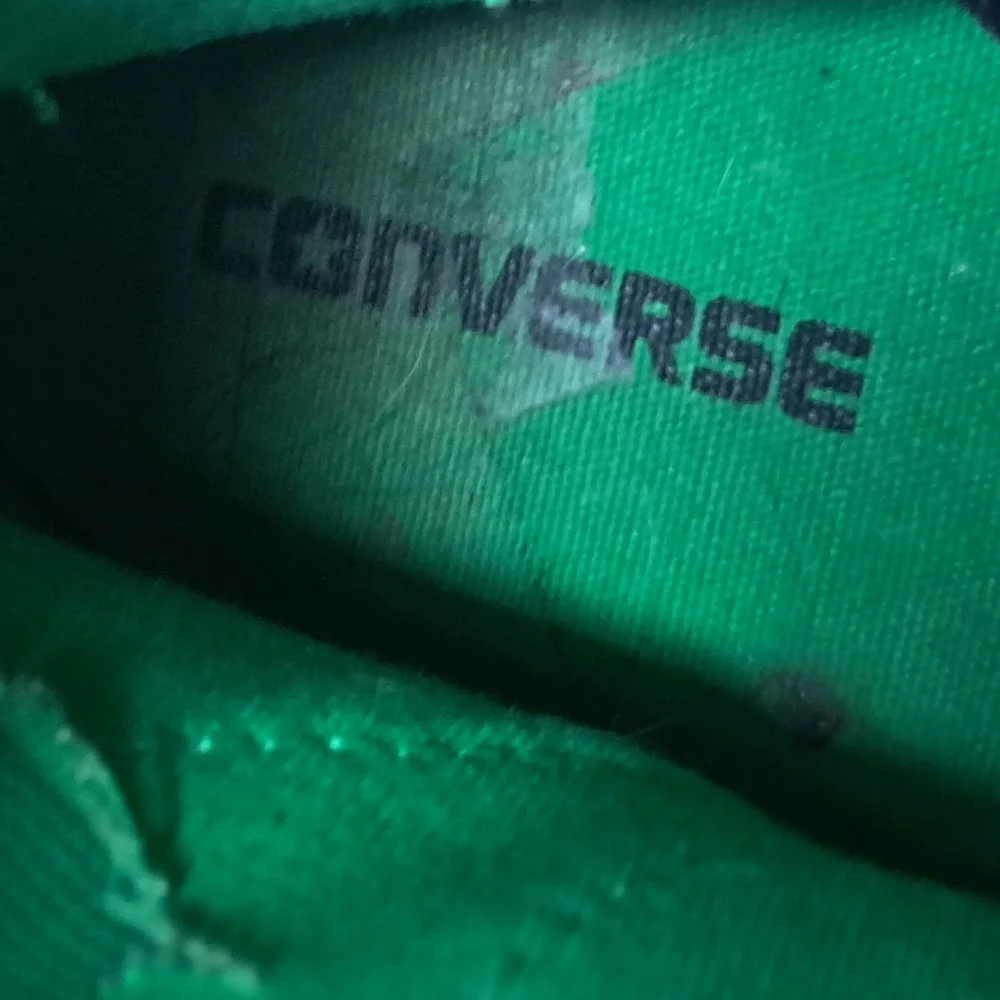 Converse Chuck Taylor All Star High Top Gray Canvas Green Lightning Kids Size 3